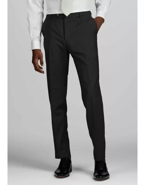 JoS. A. Bank Men's Traveler Collection Slim Fit Suit Separates Solid Pants, Graphite
