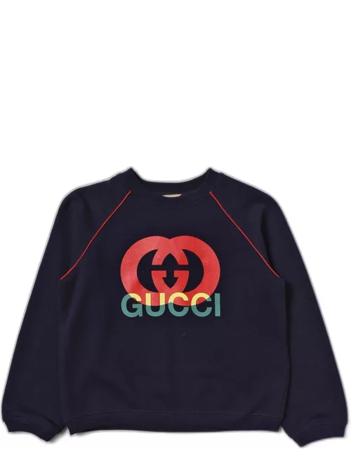 Gucci cotton sweatshirt with logo print