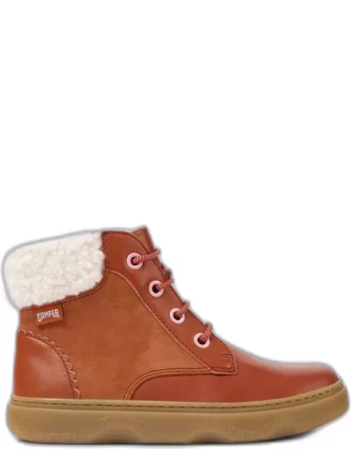 Camper Kido boots in leather and recycled polyester