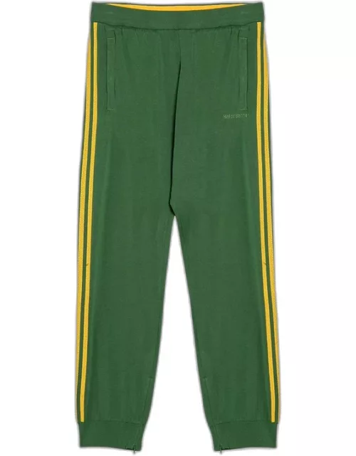Green cotton jogging trouser