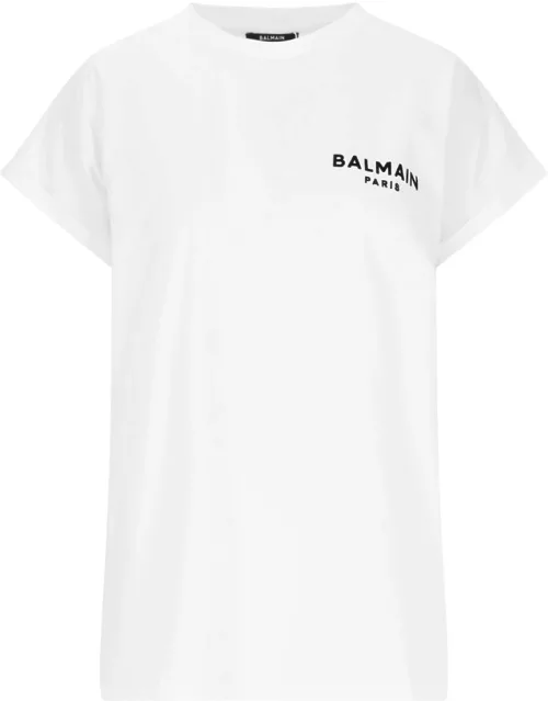 Balmain Flocked T-Shirt