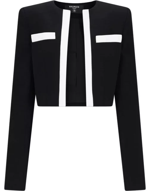 Balmain Spencere Cropped Sweater