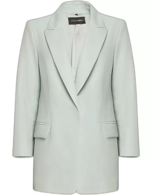 Rosalie 3/4-Sleeve Leather Jacket