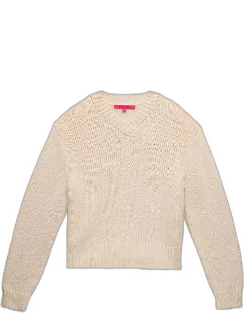Nora Boxy V-Neck Sweater