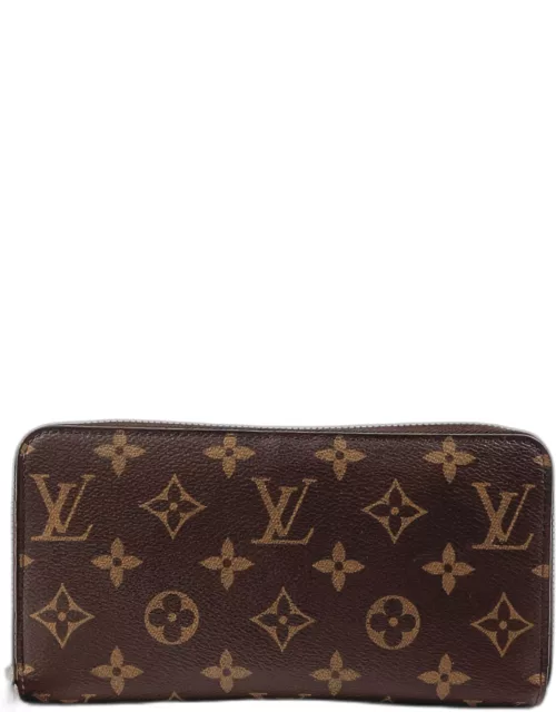 Louis Vuitton Brown Monogram Canvas Zippy Wallet