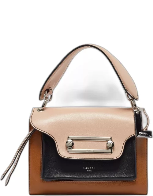 Lancel Tricolor Leather Clic Shoulder Bag