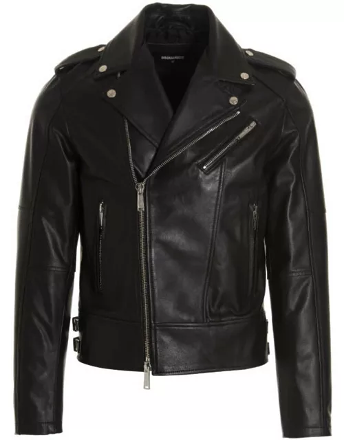 Dsquared2 Kiodo Leather Jacket
