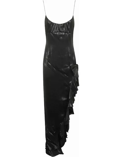 Alessandra Rich Dress In Black Acetate