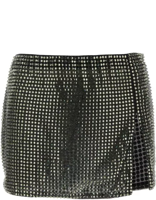 Giuseppe di Morabito Embellished Slit Detailed Mini Skirt