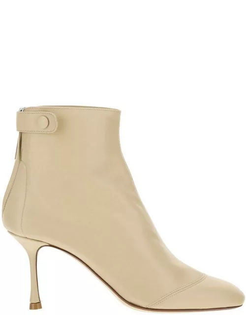 Francesco Russo Round-toe Ankle-length Boot