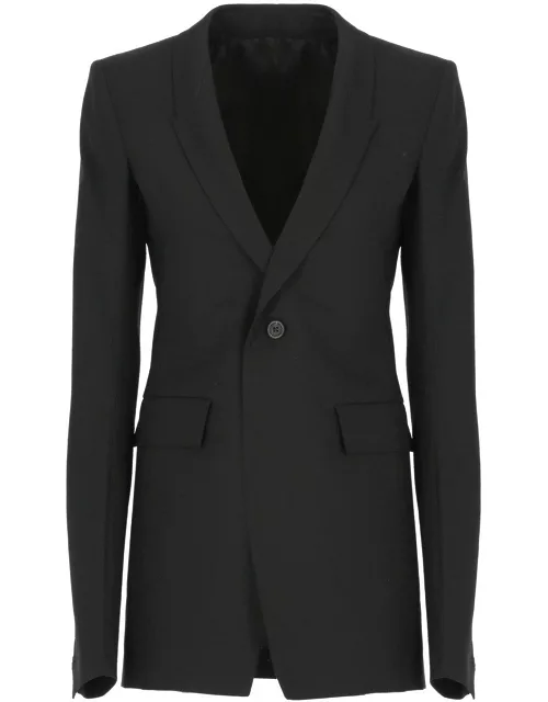 Rick Owens Extreme Single-breasted Tailored Blazer