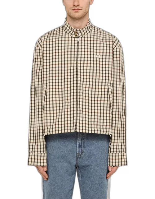 Wales Bonner Light Jacket With Checked Pattern