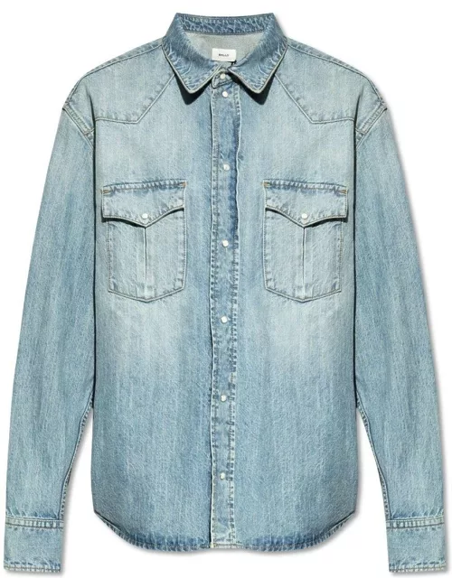 Bally Long-sleeved Denim Shirt