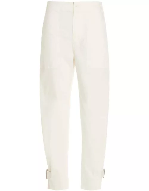 Proenza Schouler White Label Cropped Twill Trouser