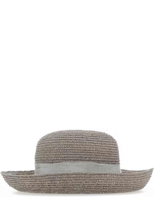 Helen Kaminski Grey Raffia Hat