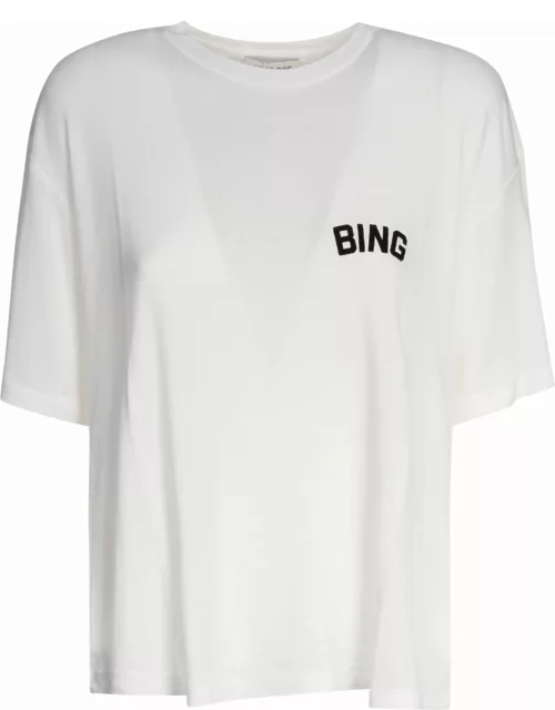 Anine Bing Ivory T-shirt