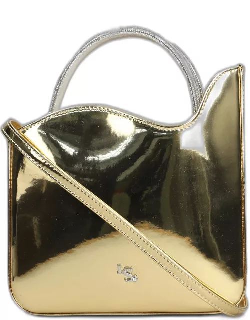 Le Silla Ivy Shoulder Bag In Gold Leather