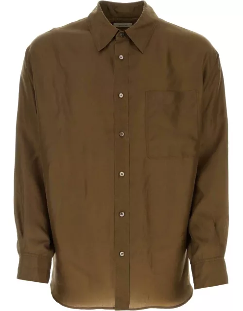 Lemaire Brown Silk Shirt