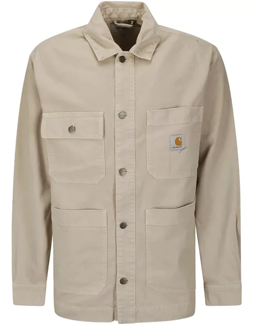 Carhartt Cotton Denim Jacket With Logo
