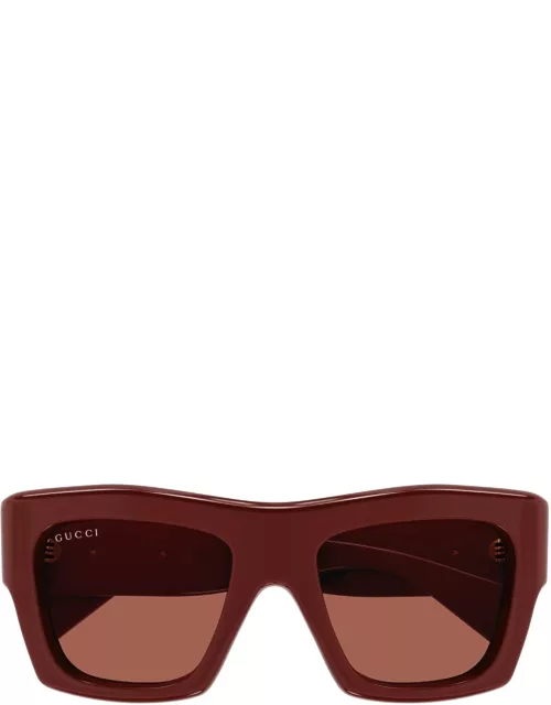 Gucci Eyewear Gg1772s Gucci Lido 003 Burgundy Sunglasse
