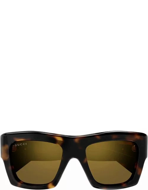 Gucci Eyewear Gg1772s Gucci Lido 007 Havana Sunglasse