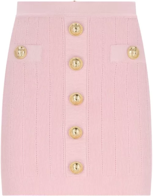 Balmain Knitted Mini Skirt