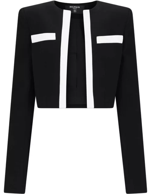 Balmain Spencere Cropped Sweater