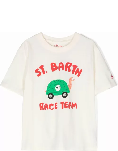 MC2 Saint Barth Saint Barth T-shirts And Polos White