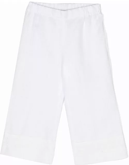 La Stupenderia Trousers White
