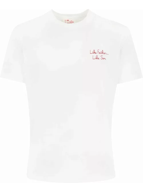 MC2 Saint Barth Simpson T-shirt With like Father, Like Son Embroidery