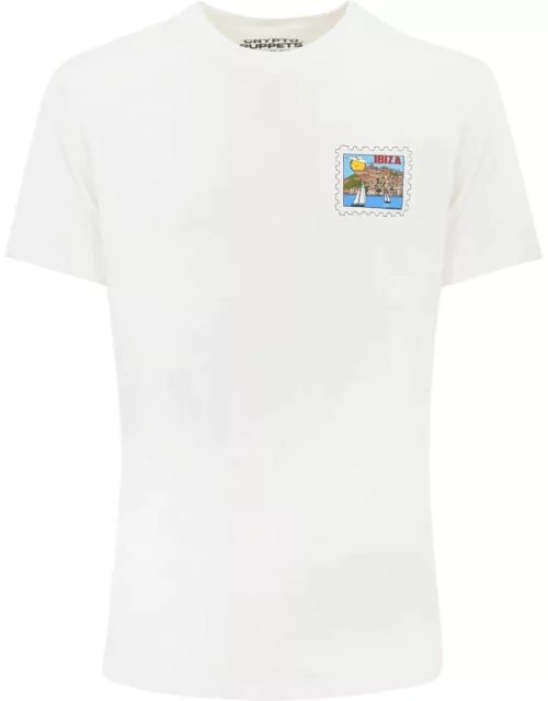 MC2 Saint Barth T-shirt With Ibiza Postcard Print