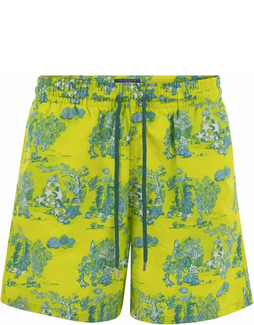 Vilebrequin Swimming Shorts With Seabed