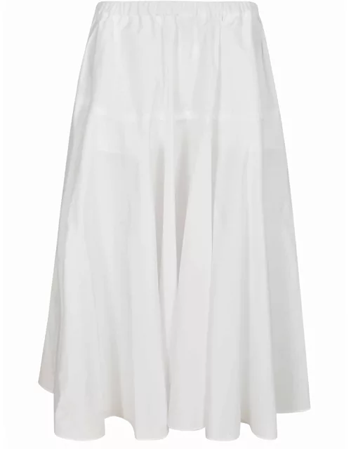 Patou White Recycled Polyester Skirt