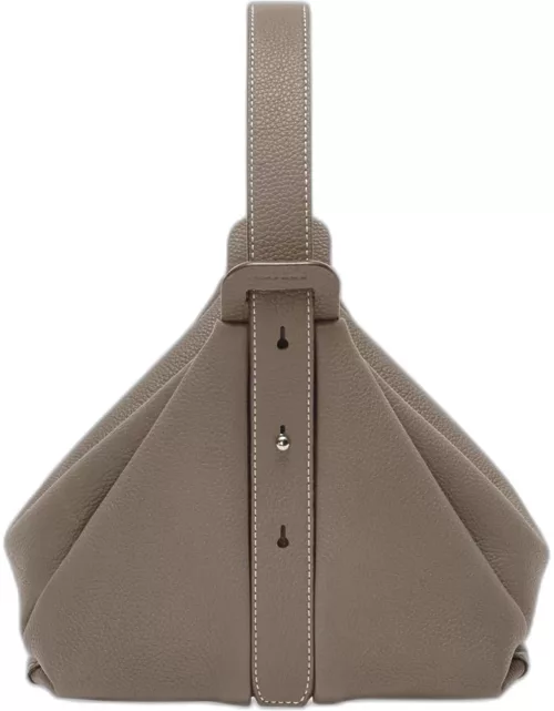 The Age Pebbled Leather Pouch Top-Handle Bag