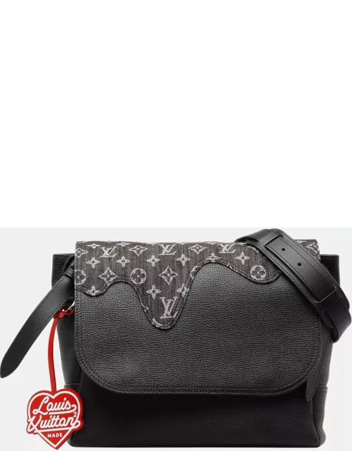Louis Vuitton x Nigo Besace Tokyo Monogram Denim Taurillon Messenger Bag