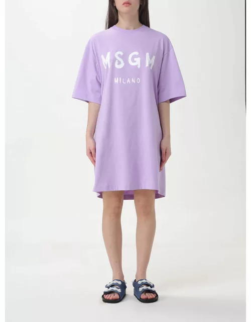 Dress MSGM Woman color Lilac