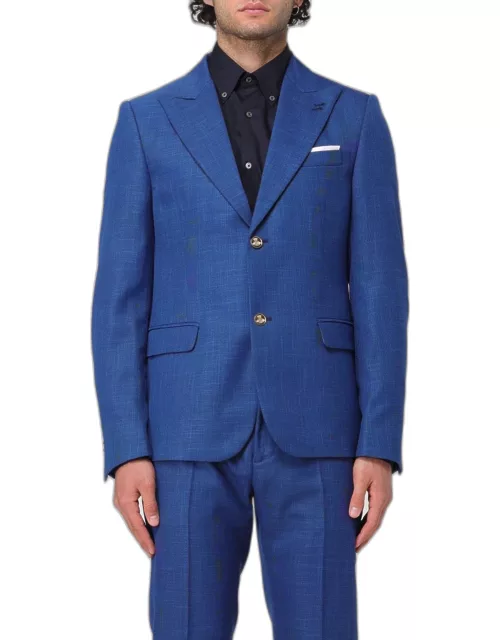 Jacket DANIELE ALESSANDRINI Men color Royal Blue