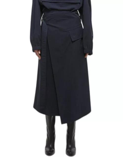 Crossover Trench Skirt