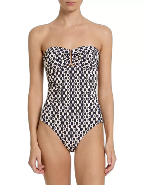 Rio Molded Cup Bandeau One-Piece Swimsuit