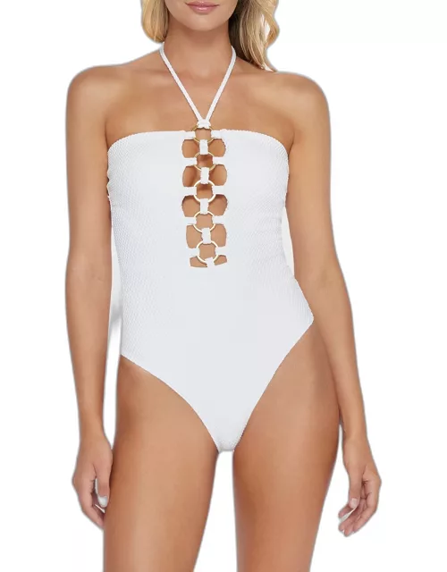 Ring Link One-Piece Swimsuit