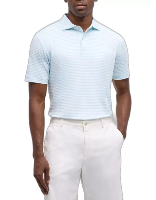 Men's Milton Stripe Performance Polo Shirt