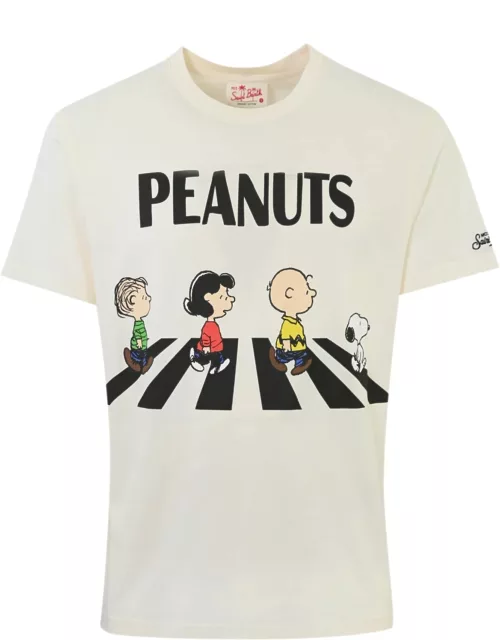 MC2 Saint Barth T-shirt With Snoopy Peanuts Print