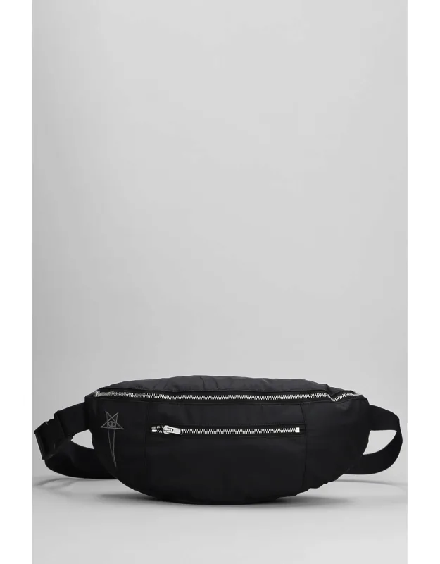 Rick Owens x Champion Bumbag Waist Bag In Black Polyamide