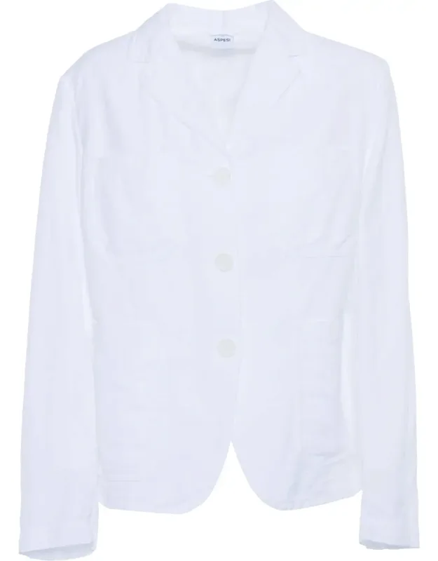 Aspesi White Blazer