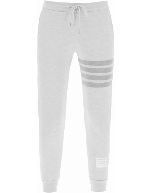 THOM BROWNE cotton 4-bar jog