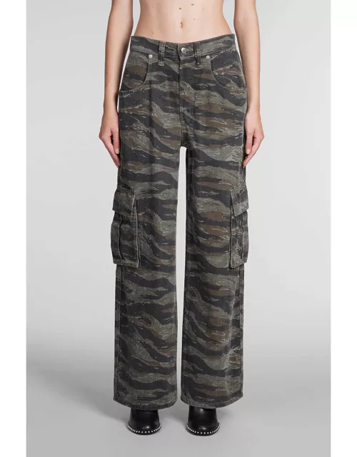 Alexander Wang Jeans In Camouflage Cotton