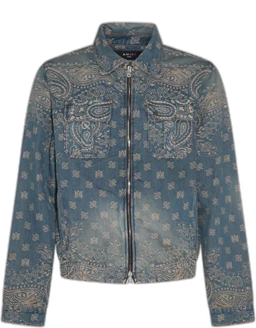 AMIRI Indigo Blue Cotton Denim Jacket