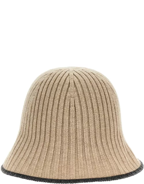 Brunello Cucinelli Ribbed Knit Bucket Hat