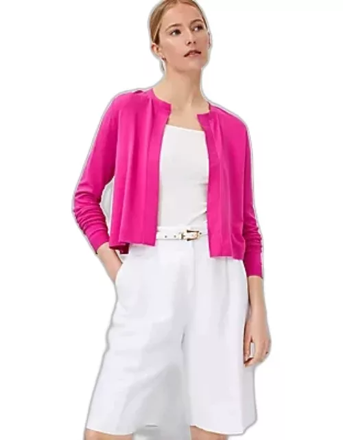 Ann Taylor Seasonless Cropped Open Cardigan