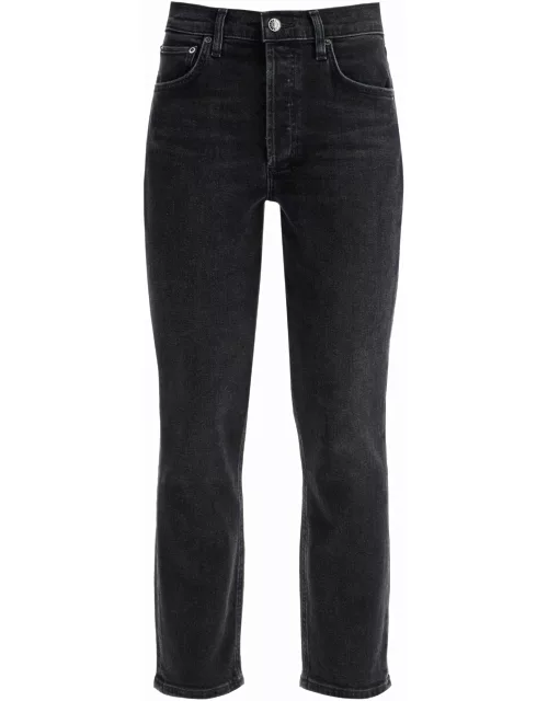 AGOLDE cropped riley jeans by